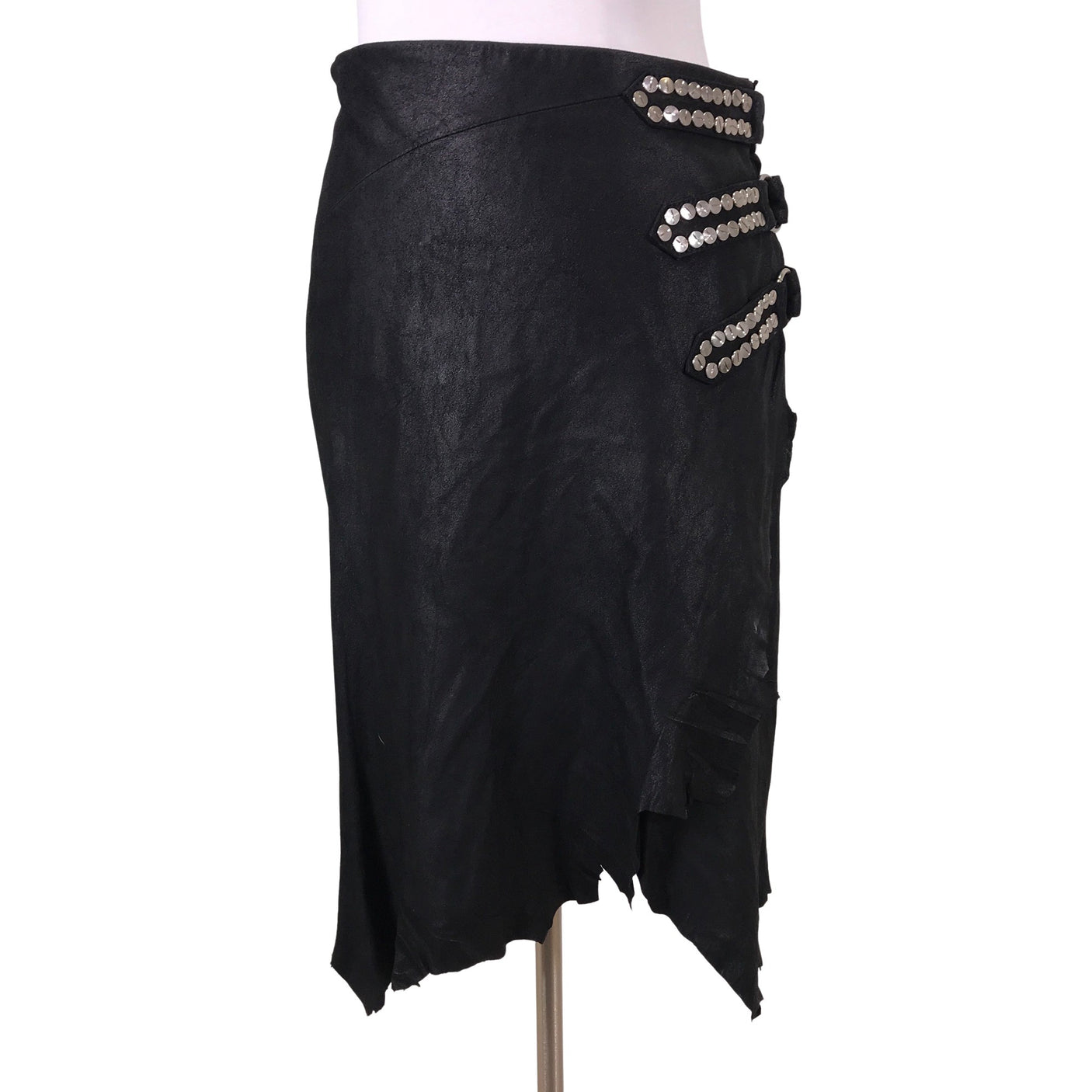 Unisex Balmain - Leather skirt, size 36 - (1)