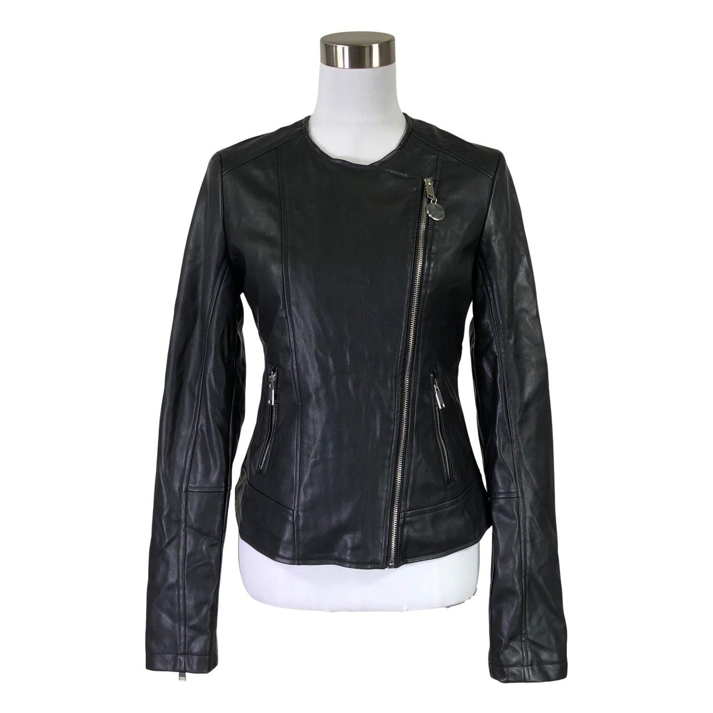 Unisex Cropp - Nahkatakki, koko 40 - (1)