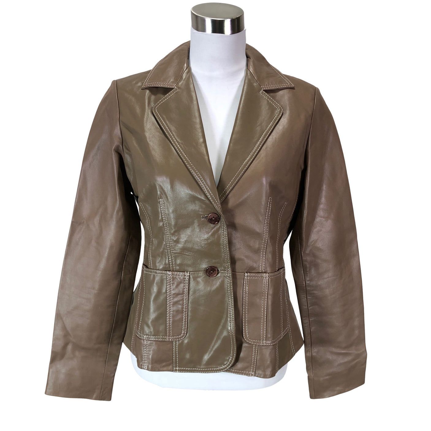 Unisex Emma - Nahkatakki, koko 38 - (1)