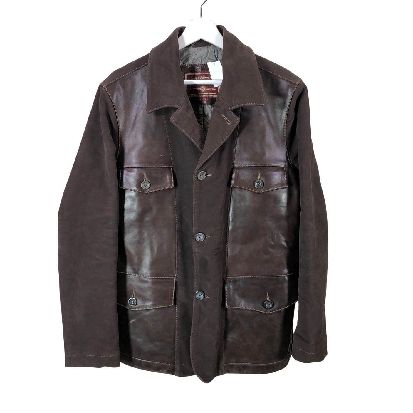 Unisex Marlboro Classics - Nahkatakki, koko M - (1)