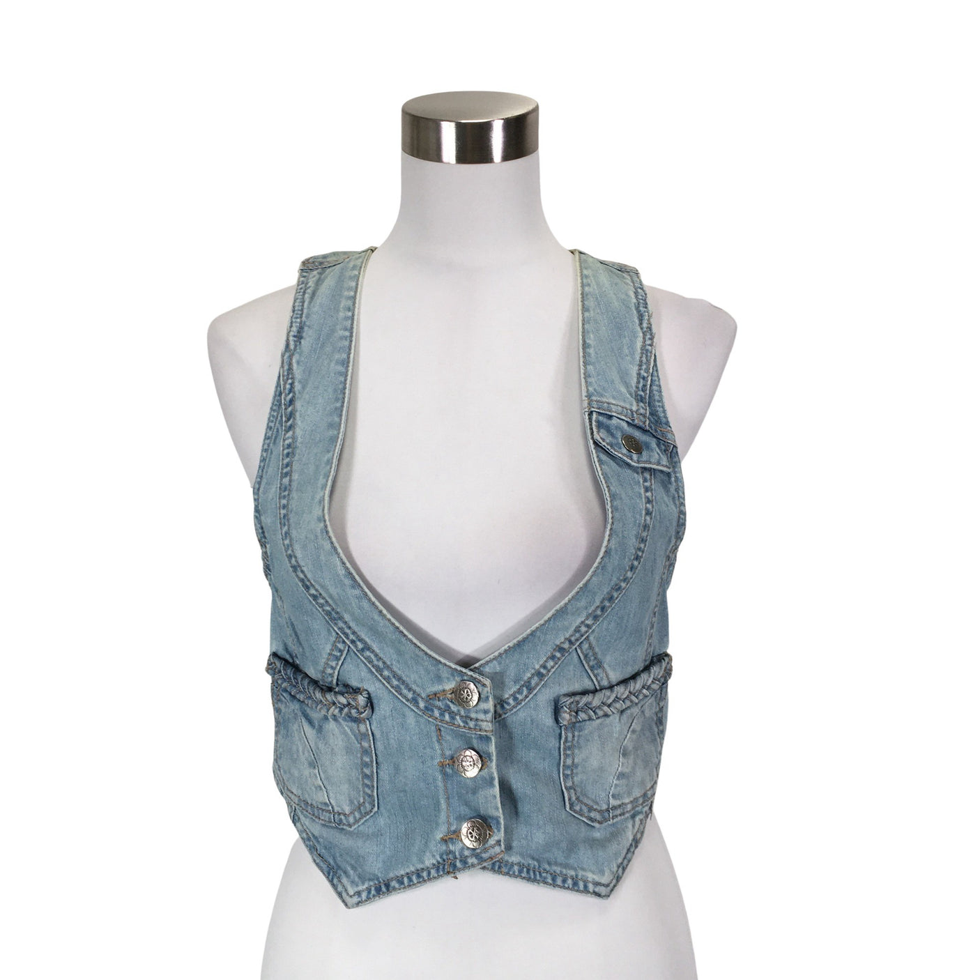 Farkkuliivi, koko 42