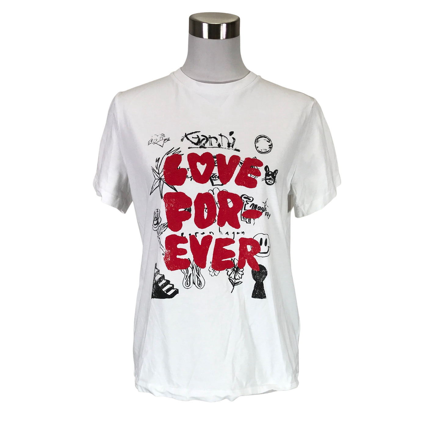 Unisex Ganni - T-paita, koko 36 - (1)