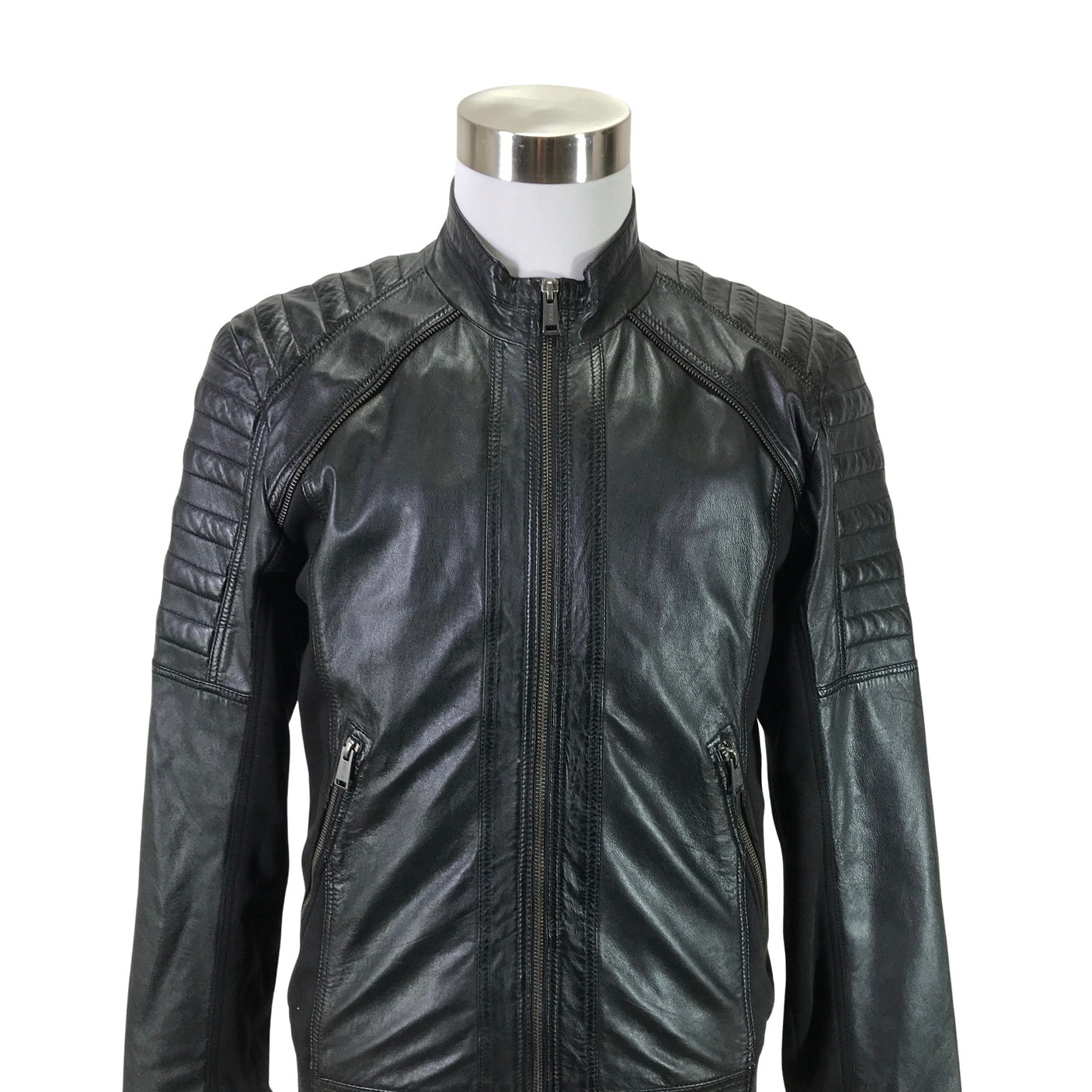 Unisex Guess - Nahkatakki, koko S - (3)
