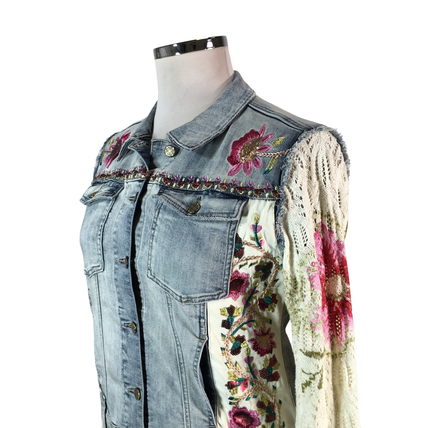 Unisex Desigual - Farkkutakki, koko 42 - (3)