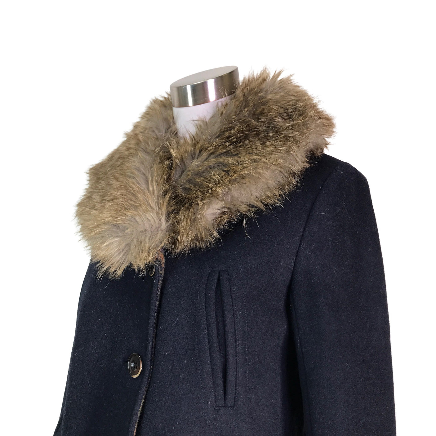 Unisex Parka London - Villakangastakki, koko 34 - (3)