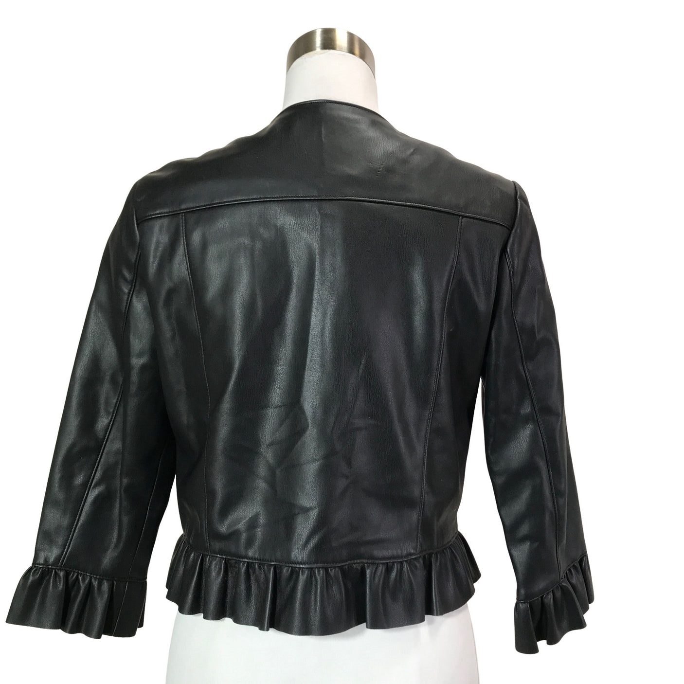 Unisex Zara - Nahkatakki, koko 40 - (2)