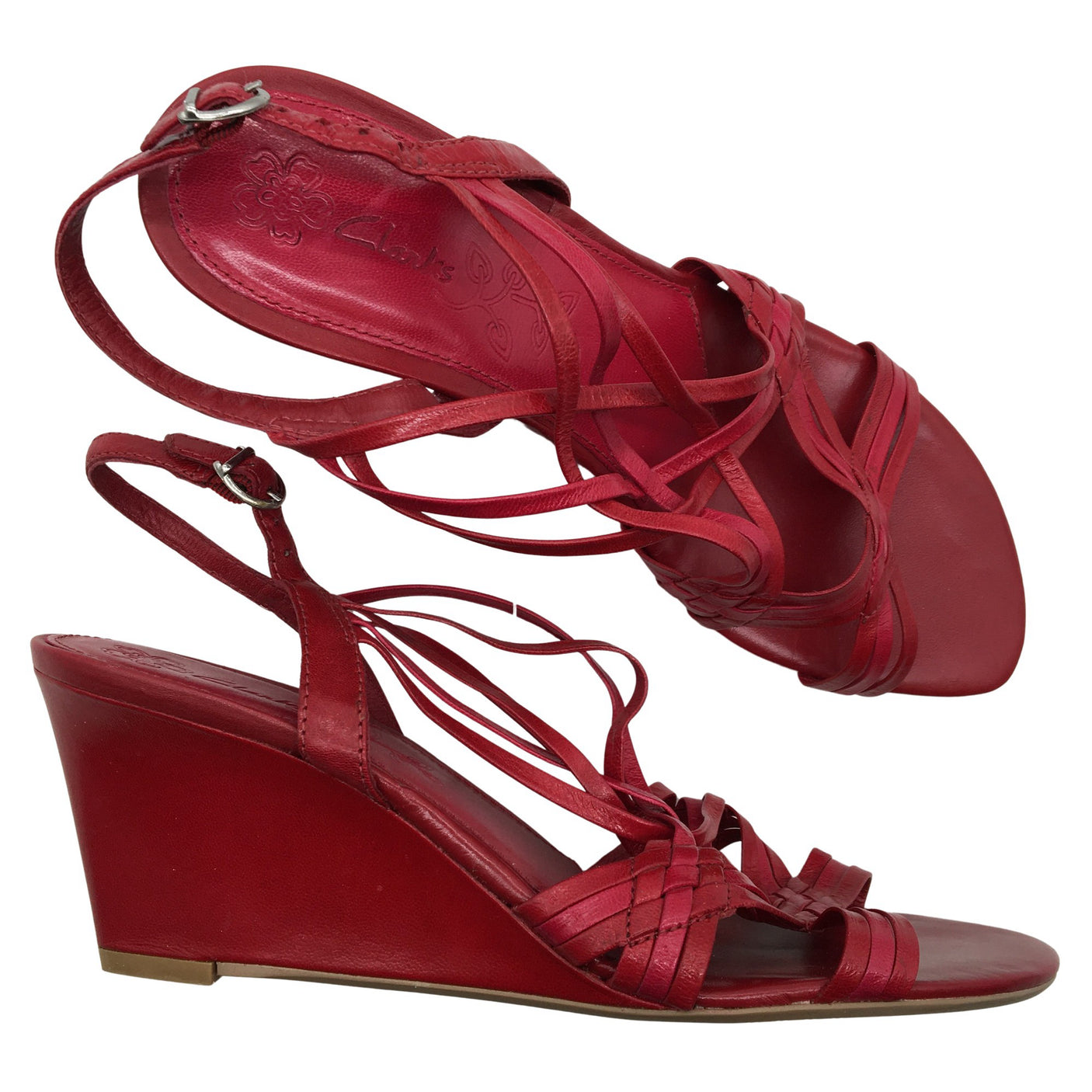 Unisex Clarks - Kiilakorkosandaalit, koko 39 - (1)