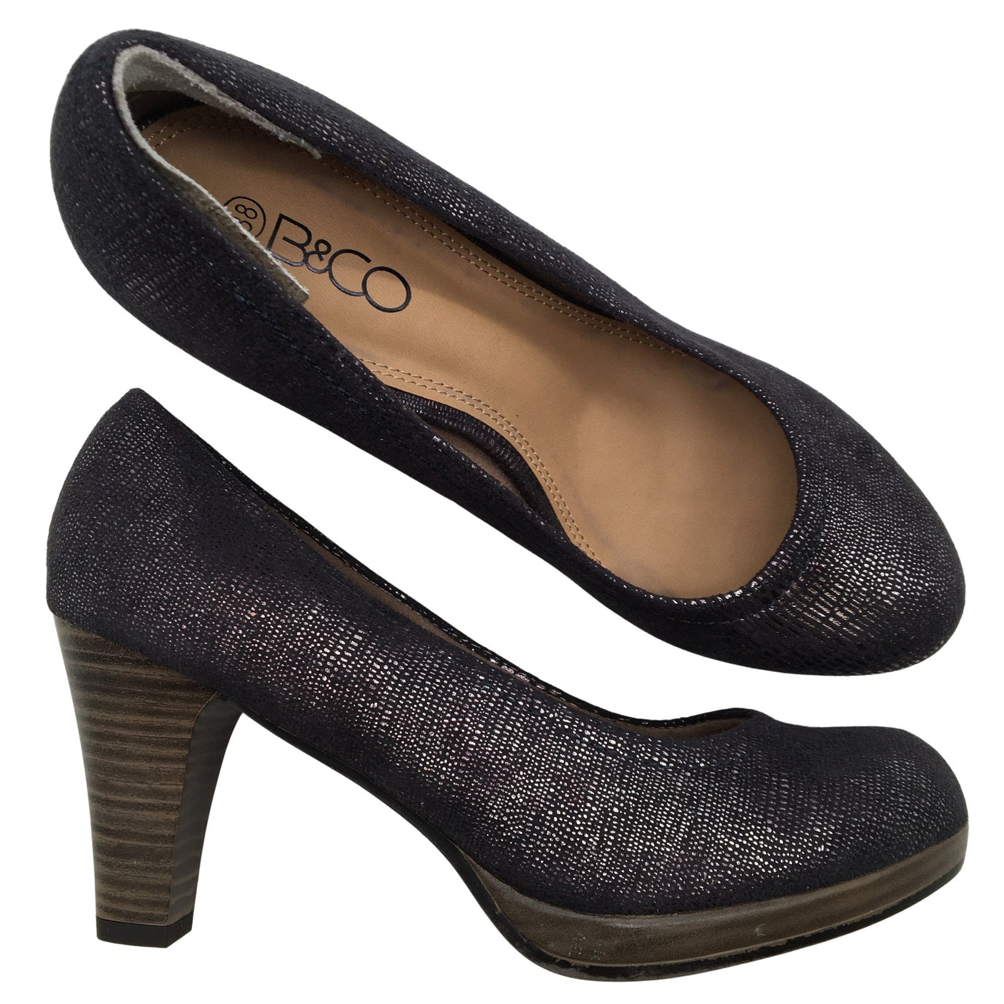 Unisex B&CO - Korkokengät, koko 38 - (1)