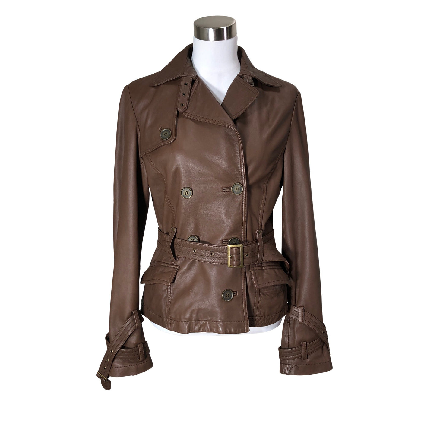 Unisex Esprit - Nahkatakki, koko 38 - (1)