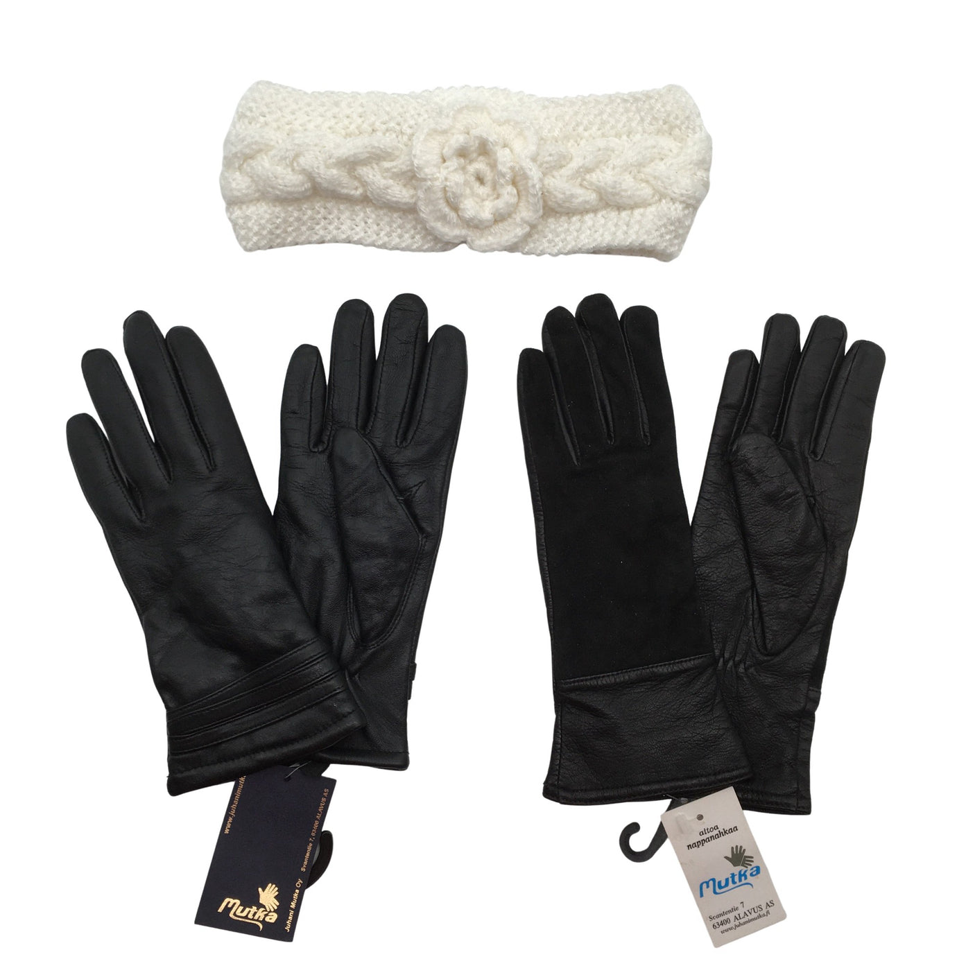 Unisex Mutka - Nahkasormikkaat koko 7 - (1)