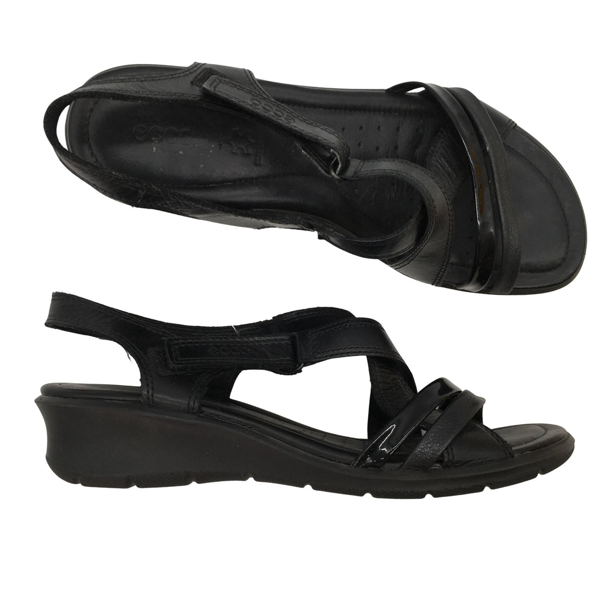 Unisex Ecco - Kiilakorkosandaalit, koko 38 - (1)