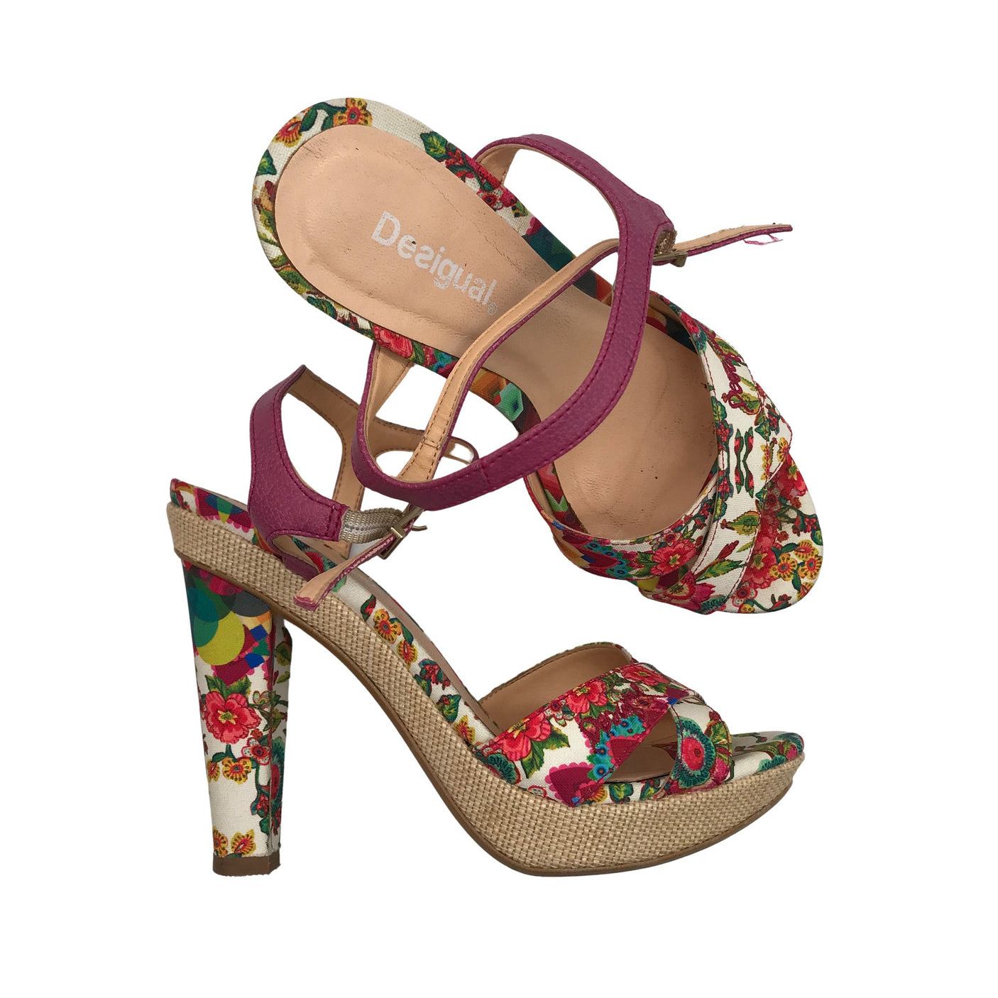 Unisex Desigual - Korolliset sandaalit, koko 38 - (1)