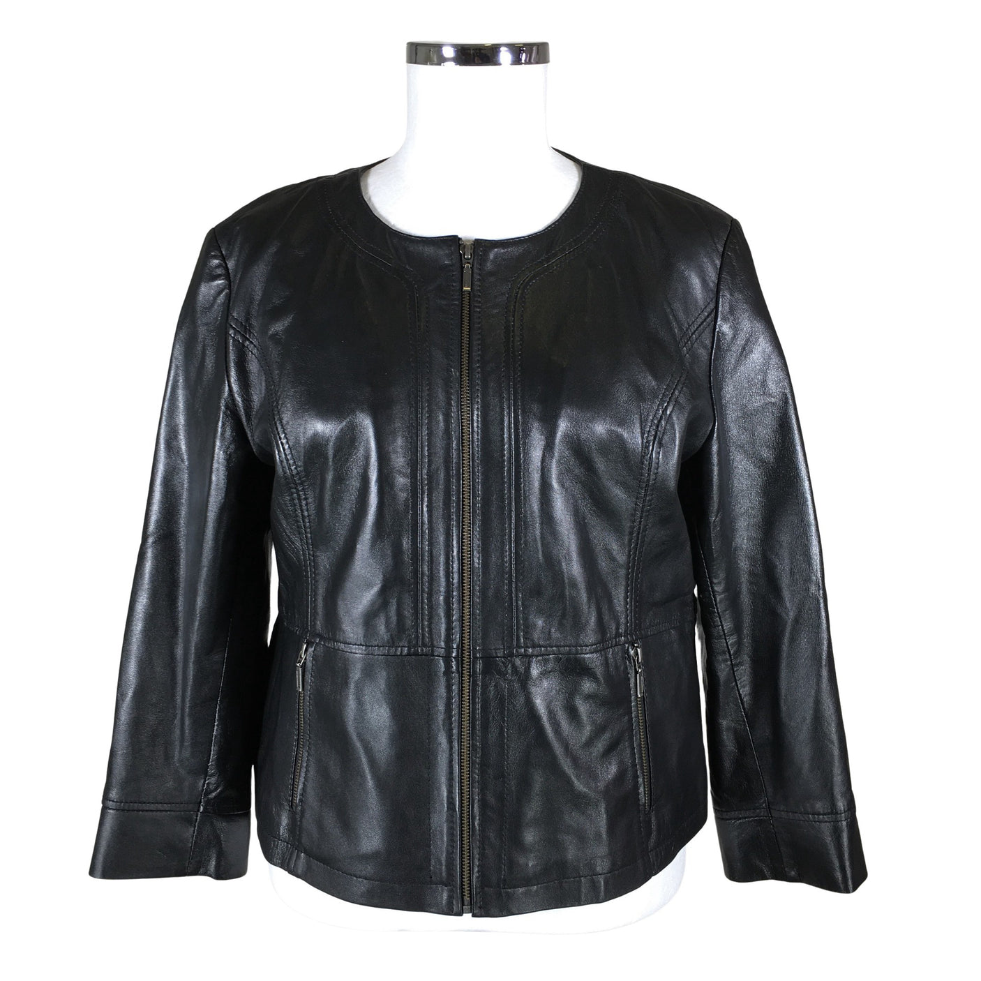 Unisex N.A.T Collection - Nahkatakki, koko 46 - (1)