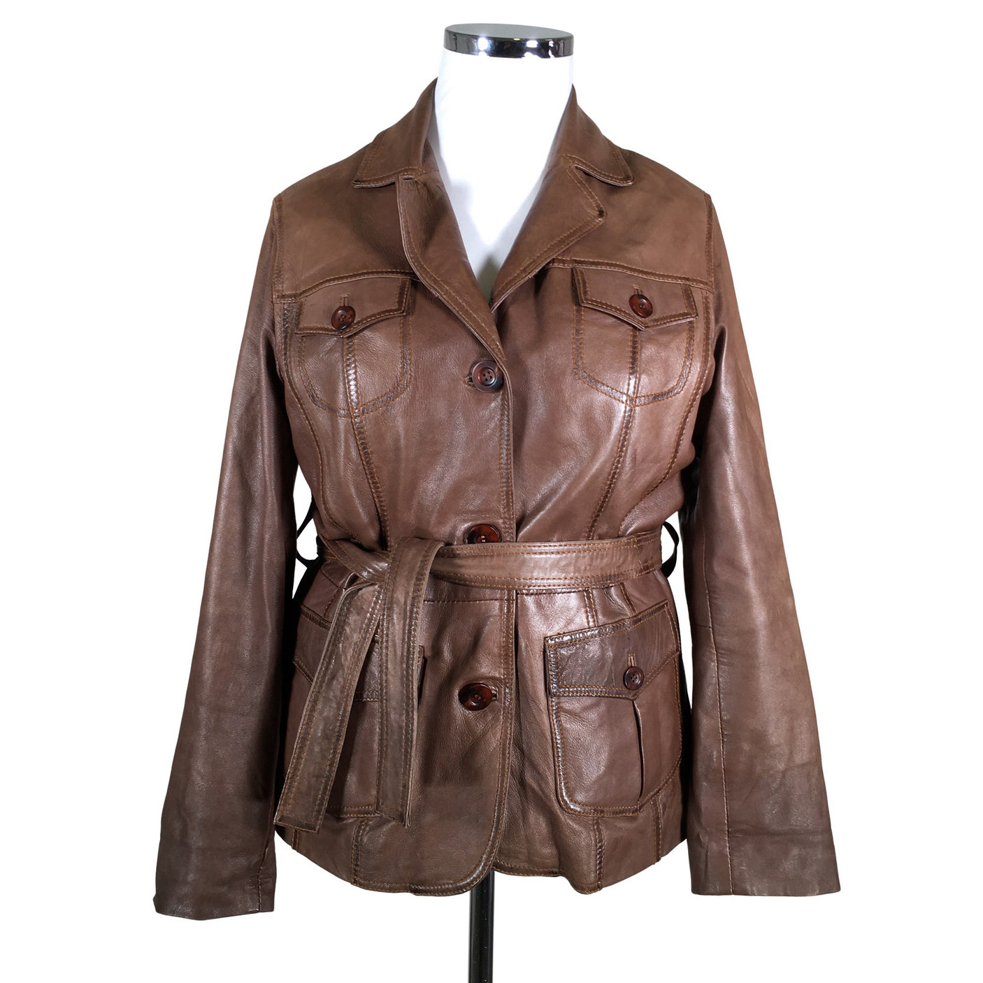 Unisex Aviation - Nahkatakki, koko 42 - (1)