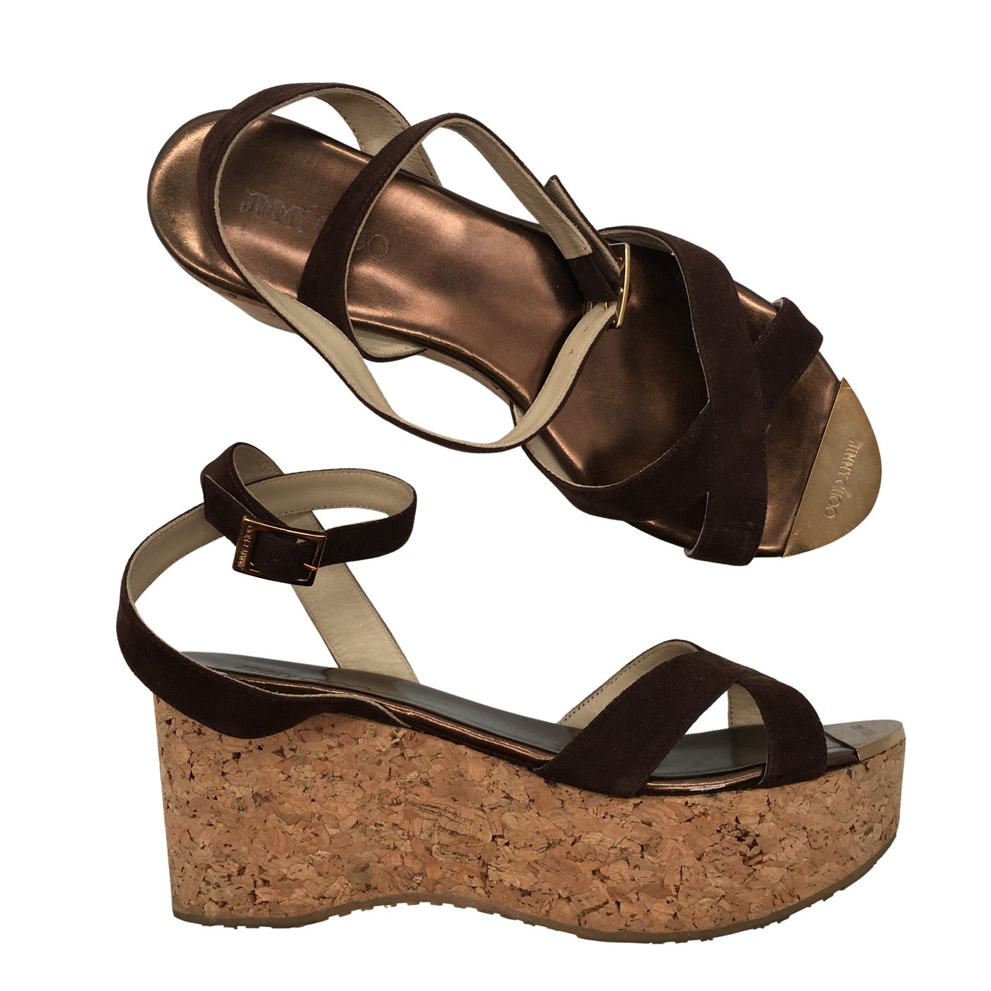 Unisex Jimmy Choo - Kiilakorkosandaalit, koko 37 - (1)