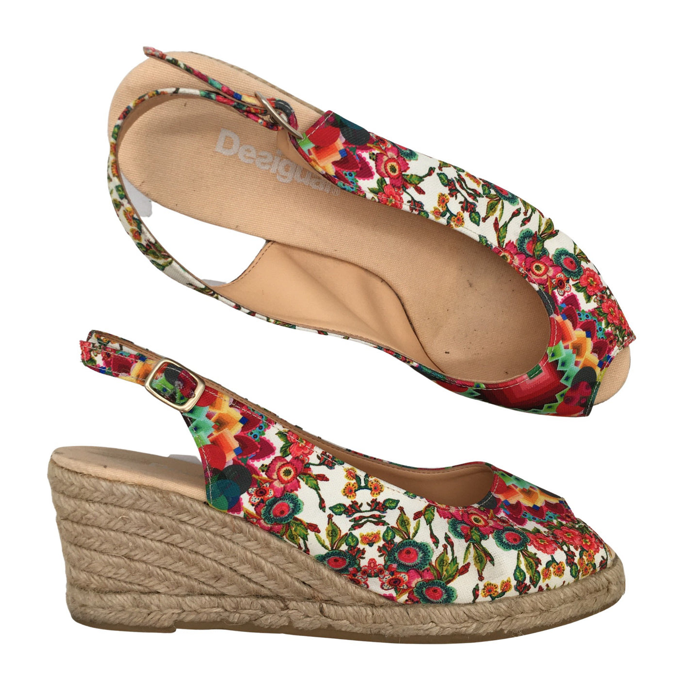 Unisex Desigual - Kiilakorkosandaalit, koko 40 - (1)