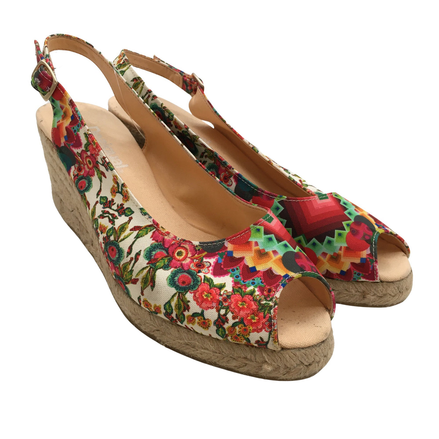 Unisex Desigual - Kiilakorkosandaalit, koko 40 - (2)