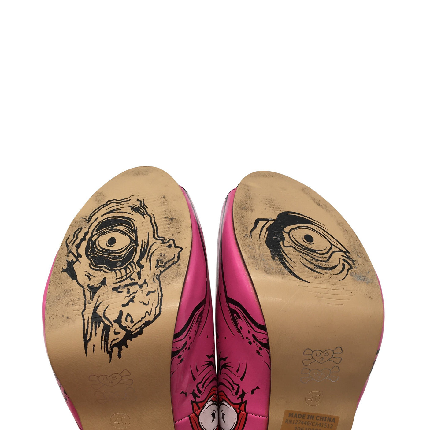 Avokärkiset korkokengät, koko 40