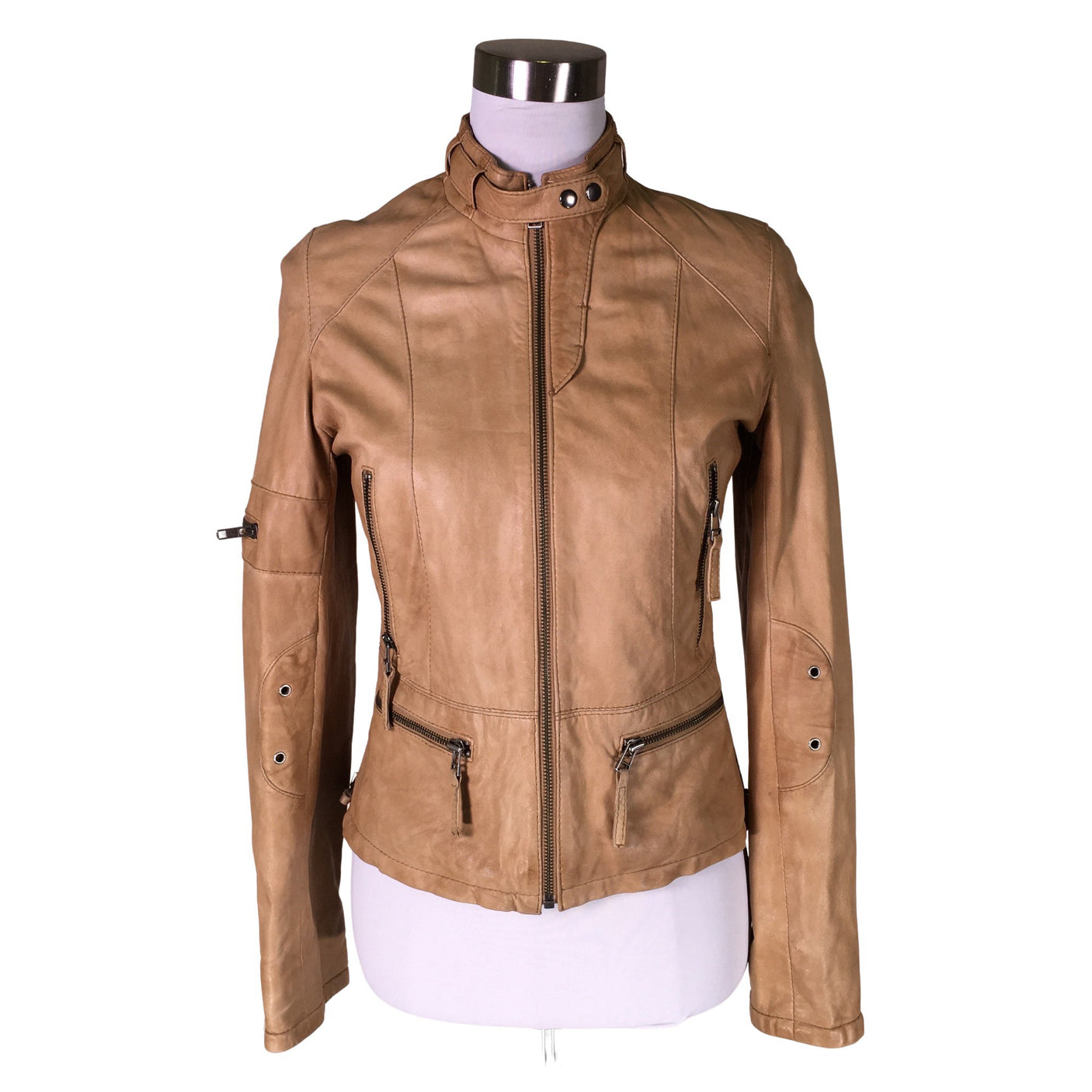 Unisex Goldstein - Nahkatakki, koko 34 - (1)