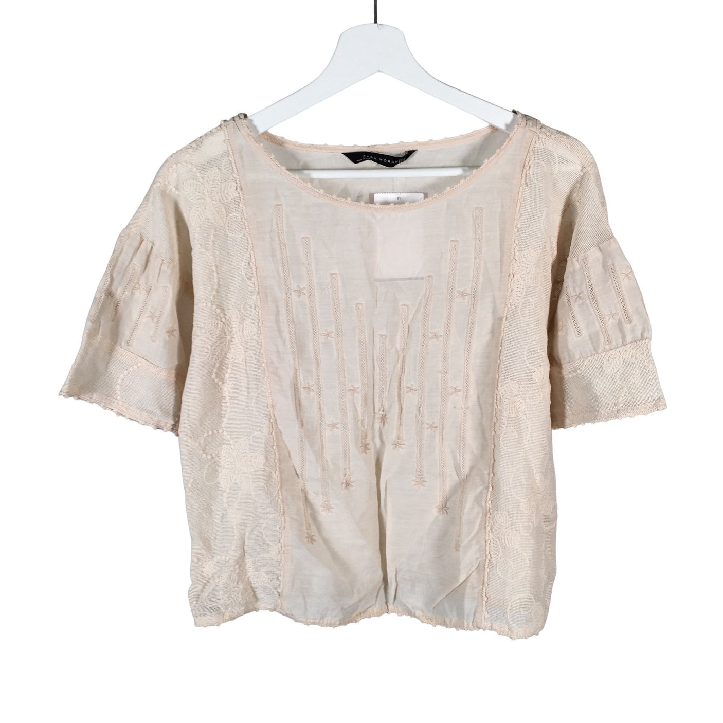 Unisex Zara - Lyhythihainen pusero, koko 38 - (1)