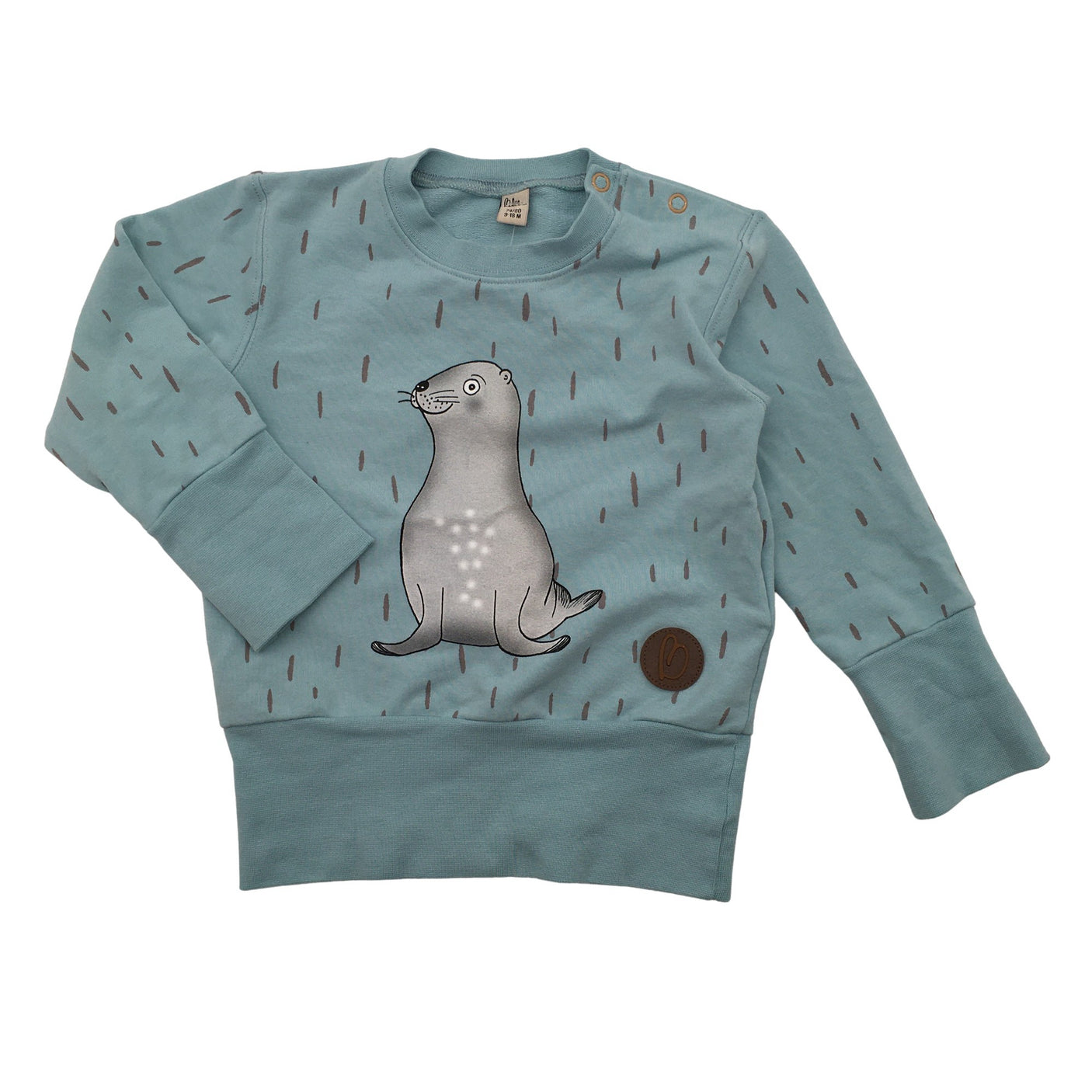 Unisex Blaa - Collegepaita, koko 74 - 80 - (1)