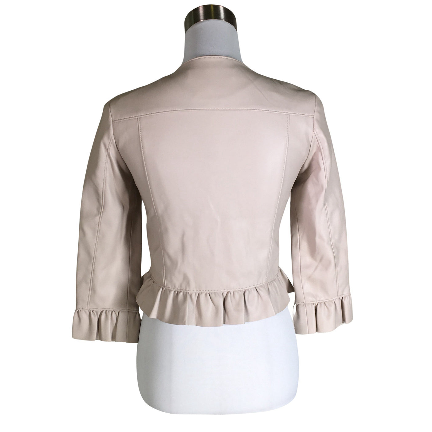 Unisex Zara - Nahkatakki, koko 34 - (2)