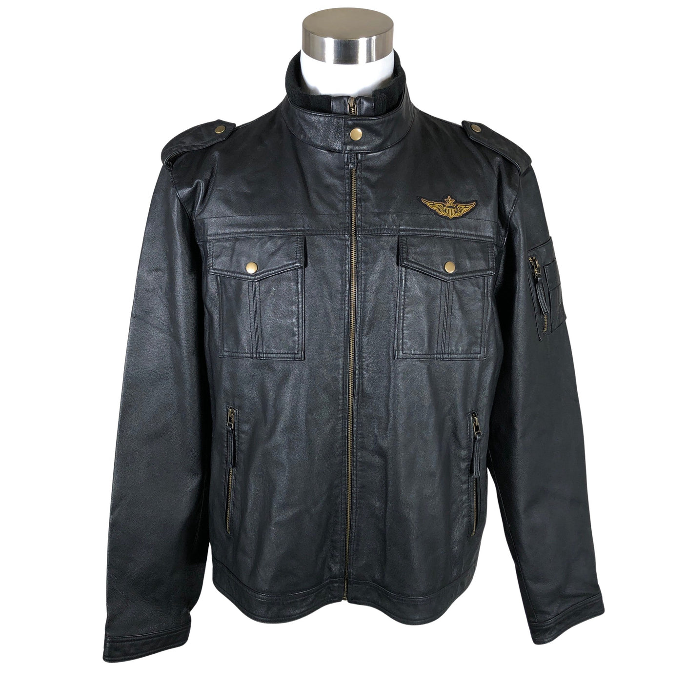 Unisex Eighty8 - Nahkatakki, koko XXXXL - (1)