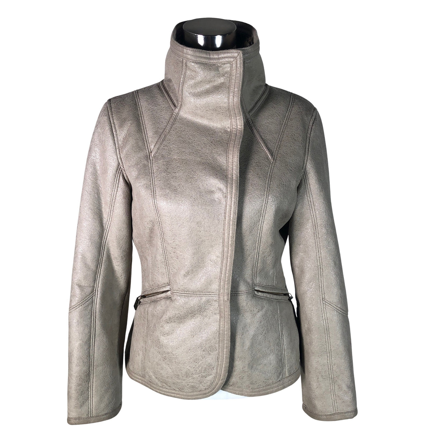 Unisex Armani Jeans - Nahkatakki, koko 38 - (2)