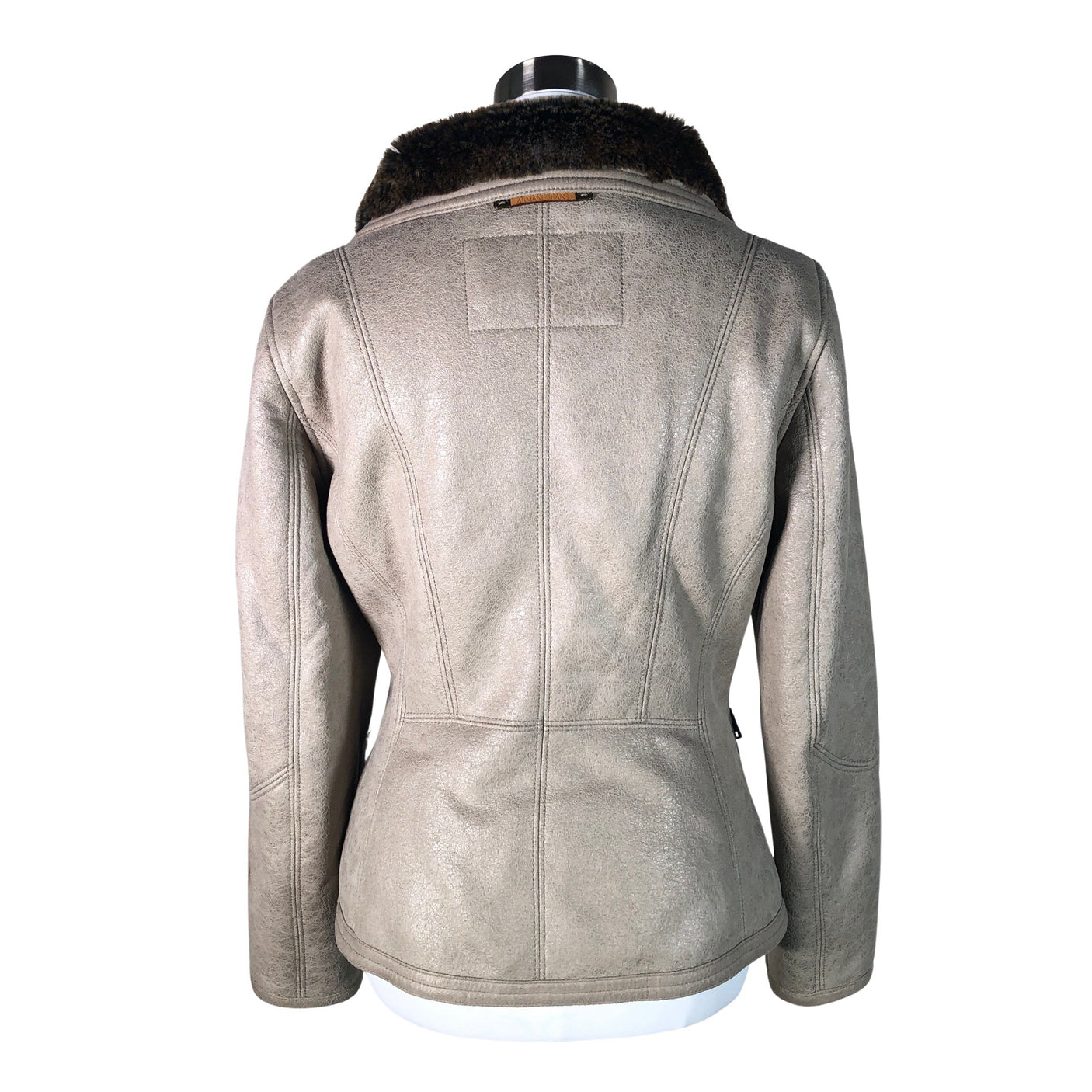 Unisex Armani Jeans - Nahkatakki, koko 38 - (3)