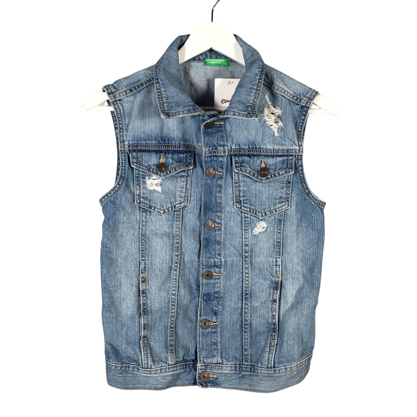 Unisex Benetton - Farkkuliivi, koko 158 - 164 - (1)