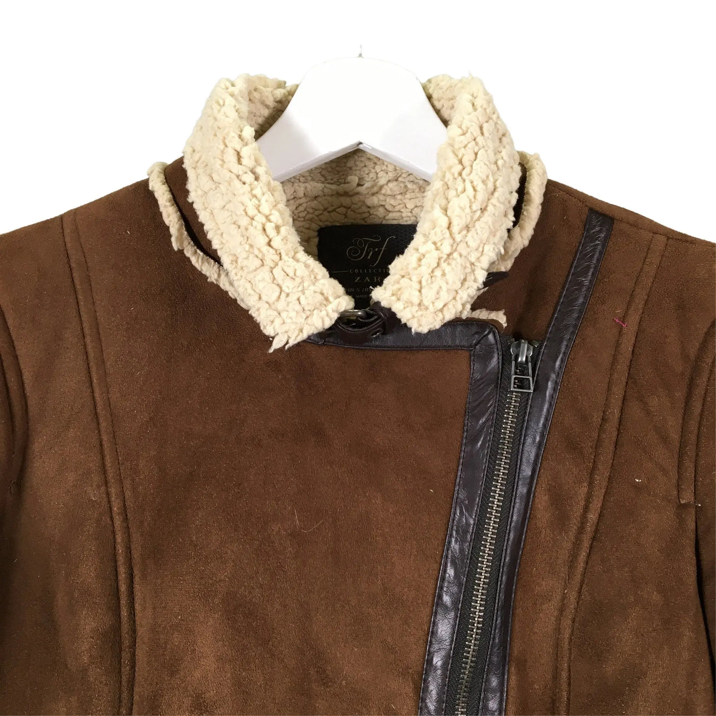 Unisex Zara - Nahkatakki, koko 36 - (3)