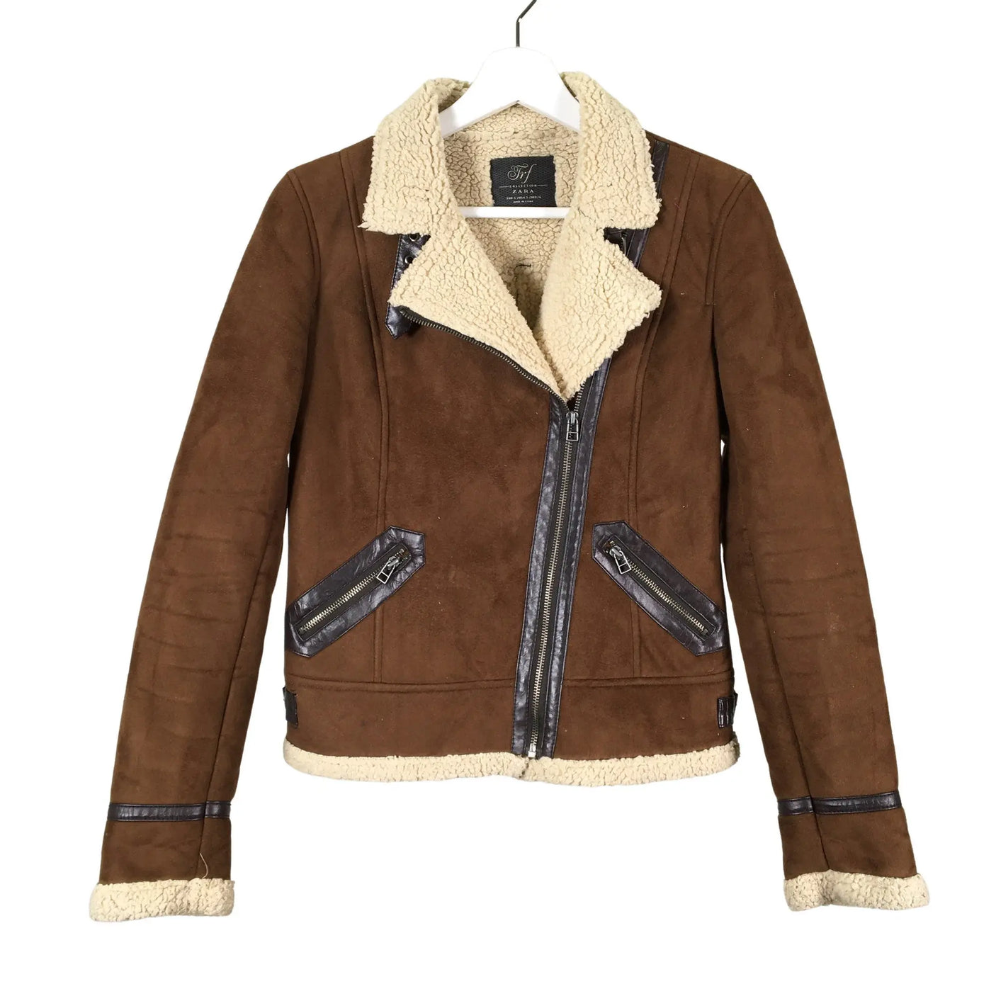 Unisex Zara - Nahkatakki, koko 36 - (1)