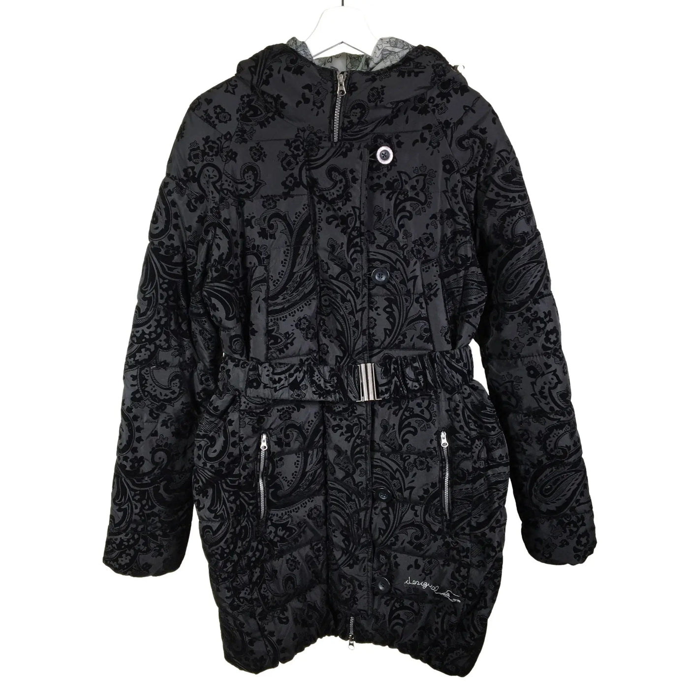 Unisex Desigual - Kevyttoppatakki, koko 40 - (1)