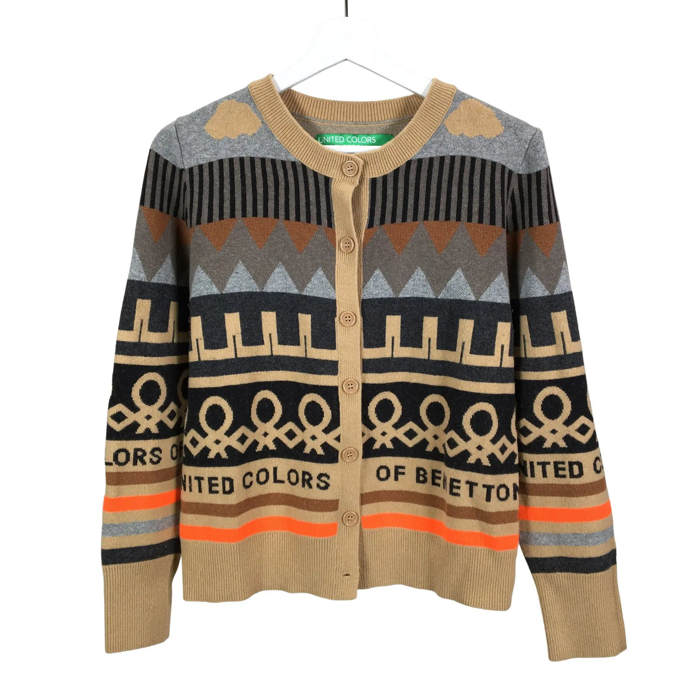 Unisex Benetton - Neuletakki, koko 40 - (1)
