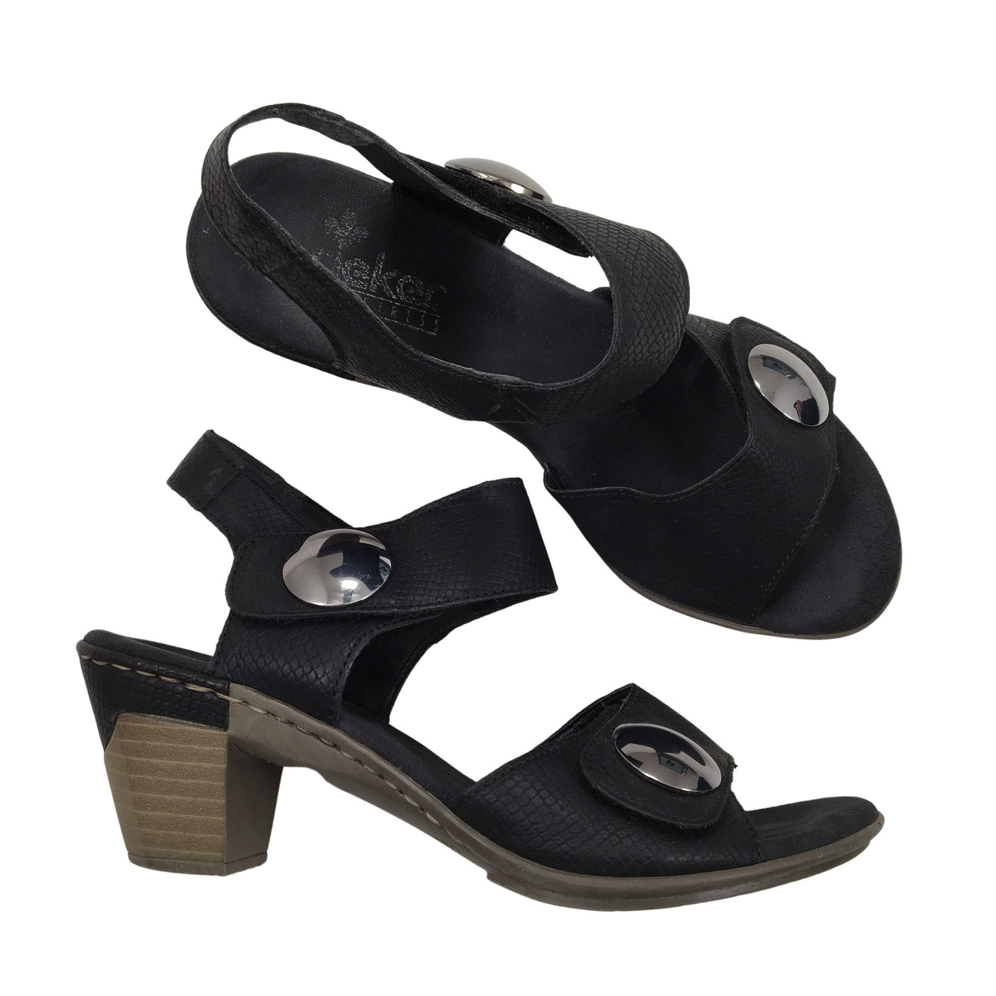 Unisex Rieker - Korolliset sandaalit, koko 37 - (1)