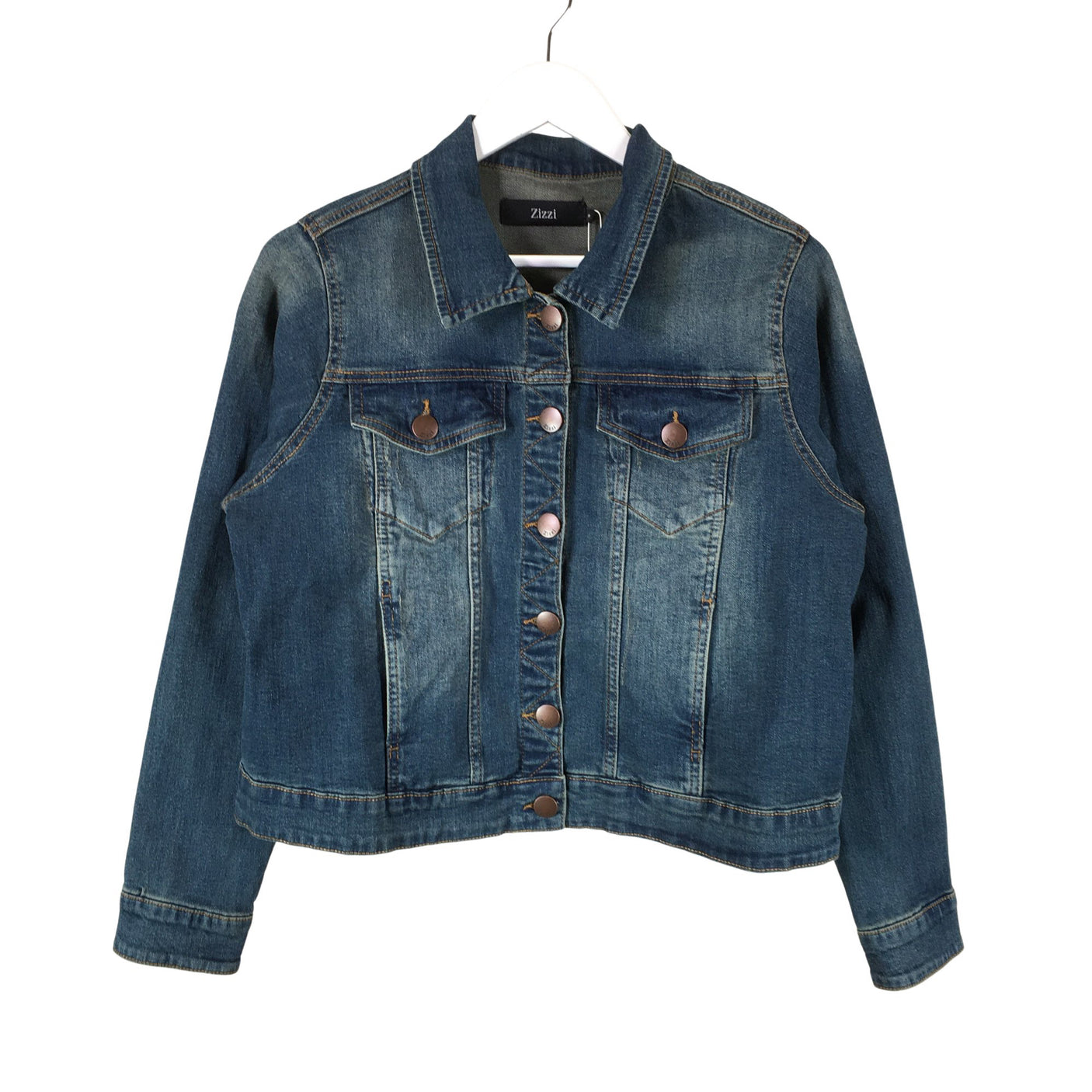 Unisex Zizzi - Farkkutakki, koko 42 - (1)