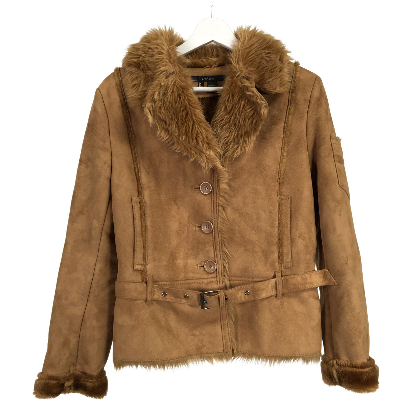 Unisex Zara - Nahkatakki, koko 38 - (1)