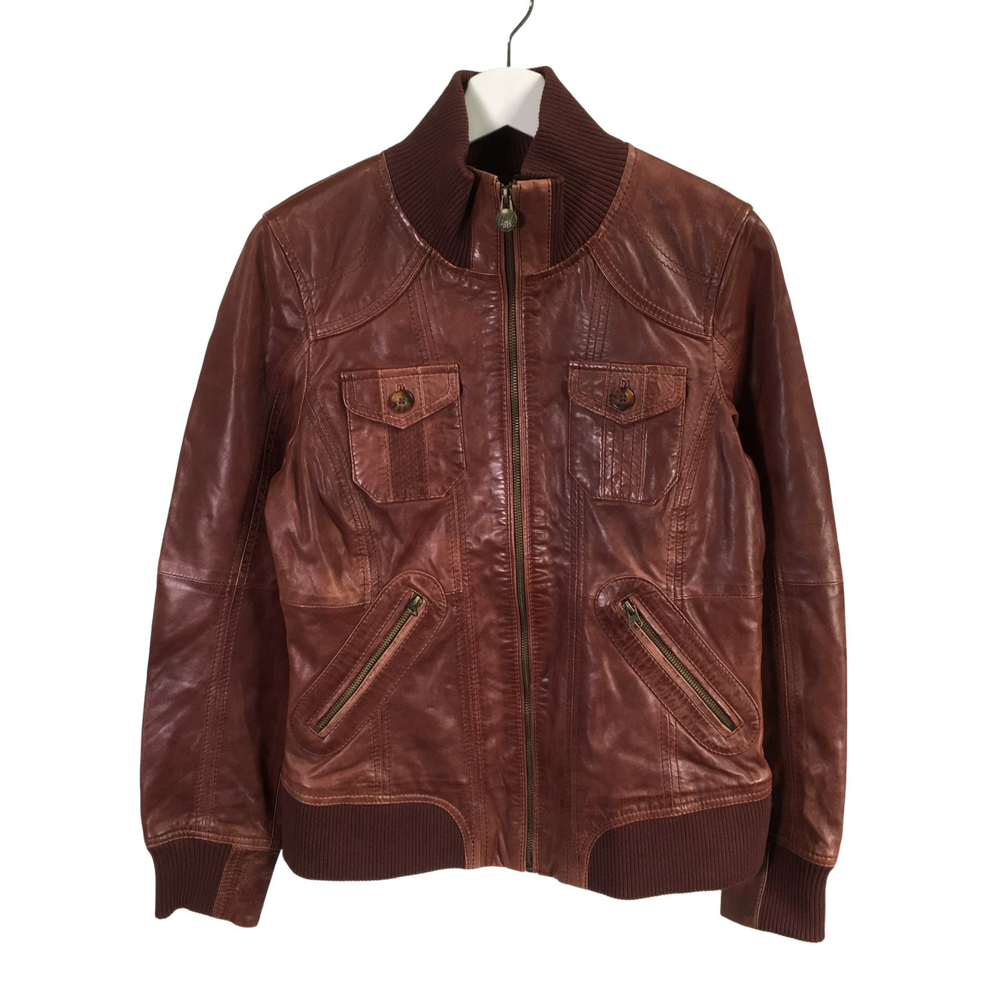 Unisex Esprit - Nahkatakki, koko 38 - (1)