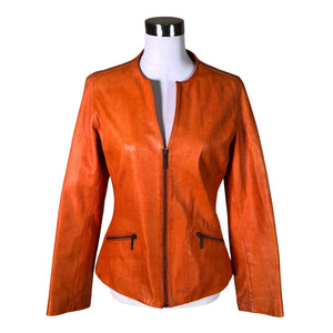 Unisex Kello - Nahkatakki, koko 38 -  (1)