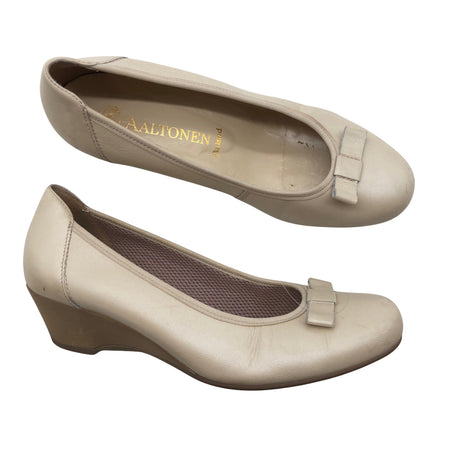 Unisex Aaltonen - High heels, size 38 - Natural white ()
