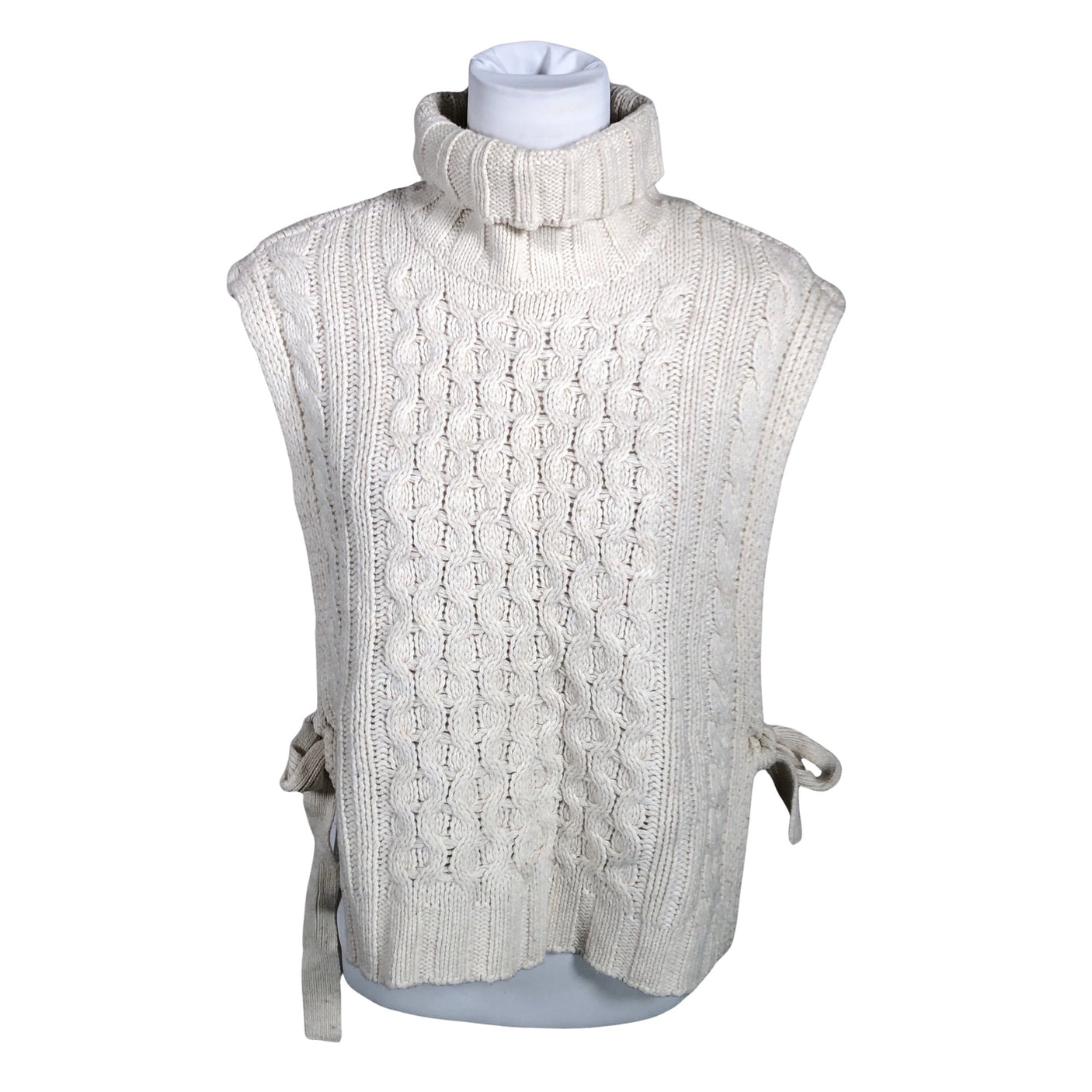Unisex MSCH Copenhagen - Knit vest, size 36 - Natural white (1)