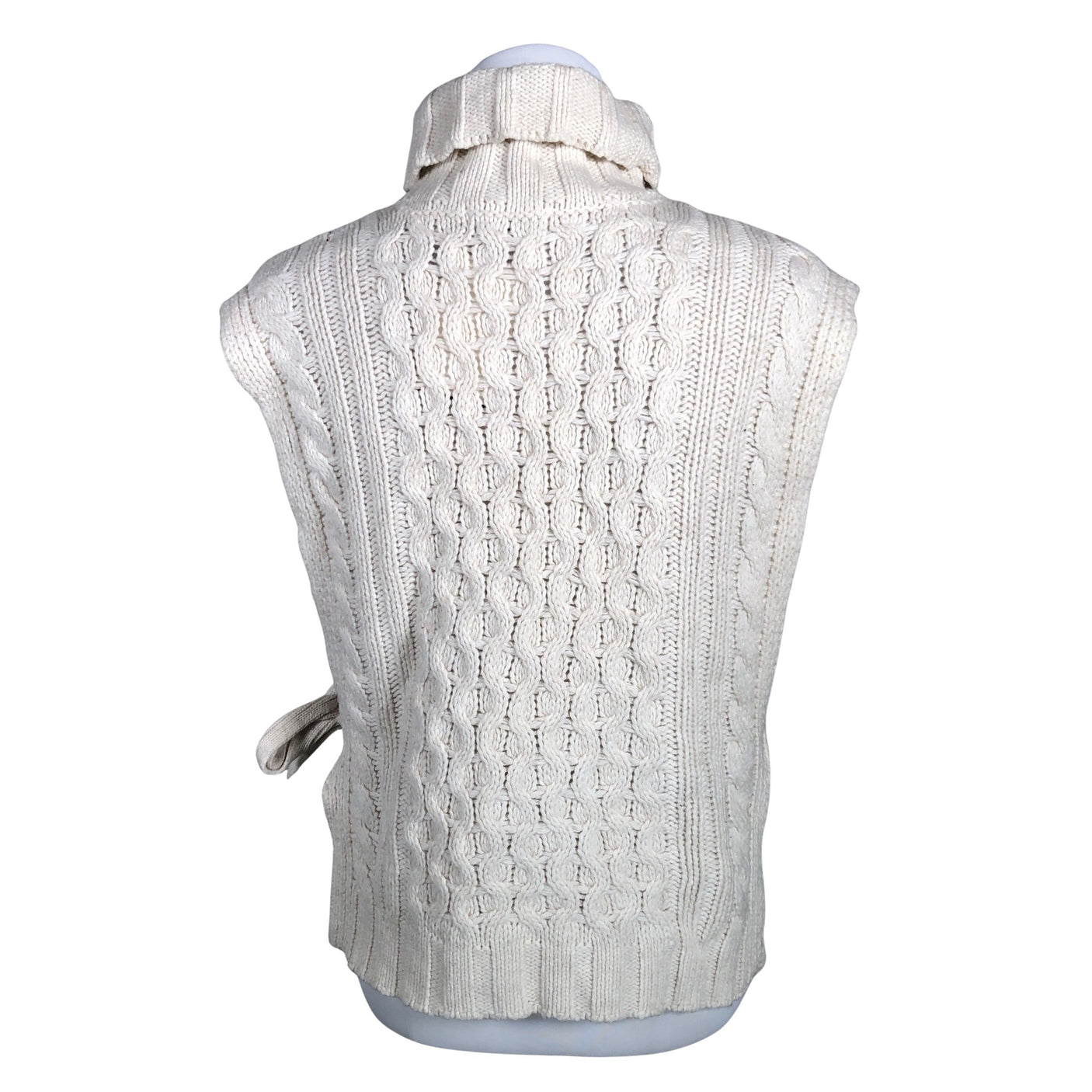 Unisex MSCH Copenhagen - Knit vest, size 36 - Natural white (3)