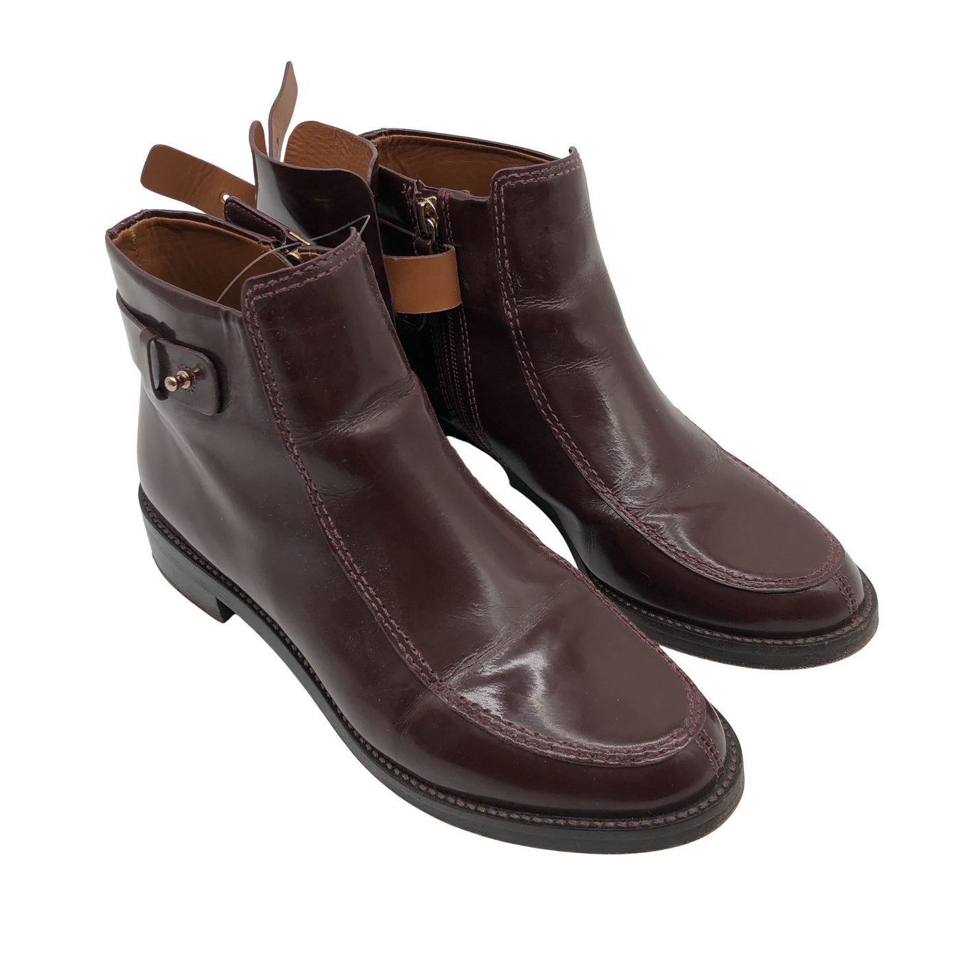 Unisex Tory Burch - Ankle boots, size 38 - Wine red (4)