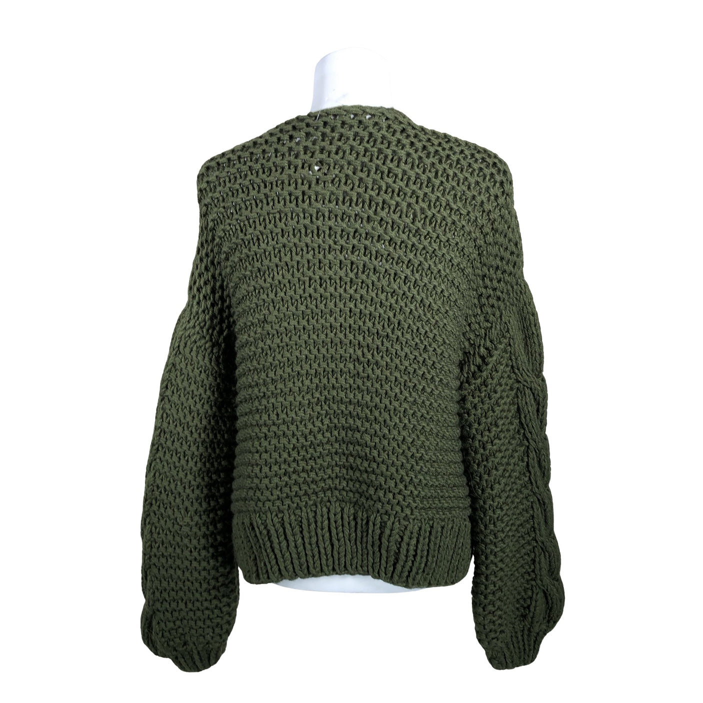 Unisex Handmade - Cardigan, size 38 - Green (2)