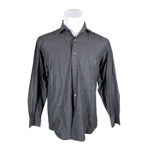 Unisex Domani - Collared shirt, size M - Gray (1)