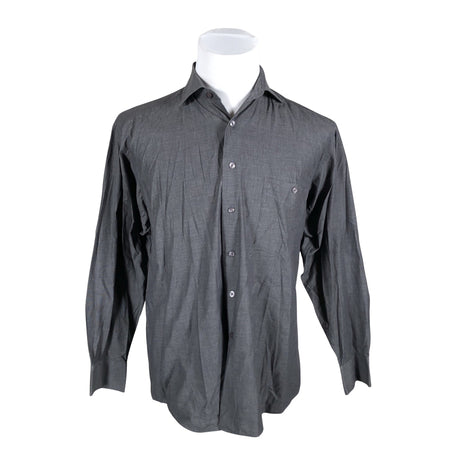 Unisex Domani - Collared shirt, size M - Gray ()
