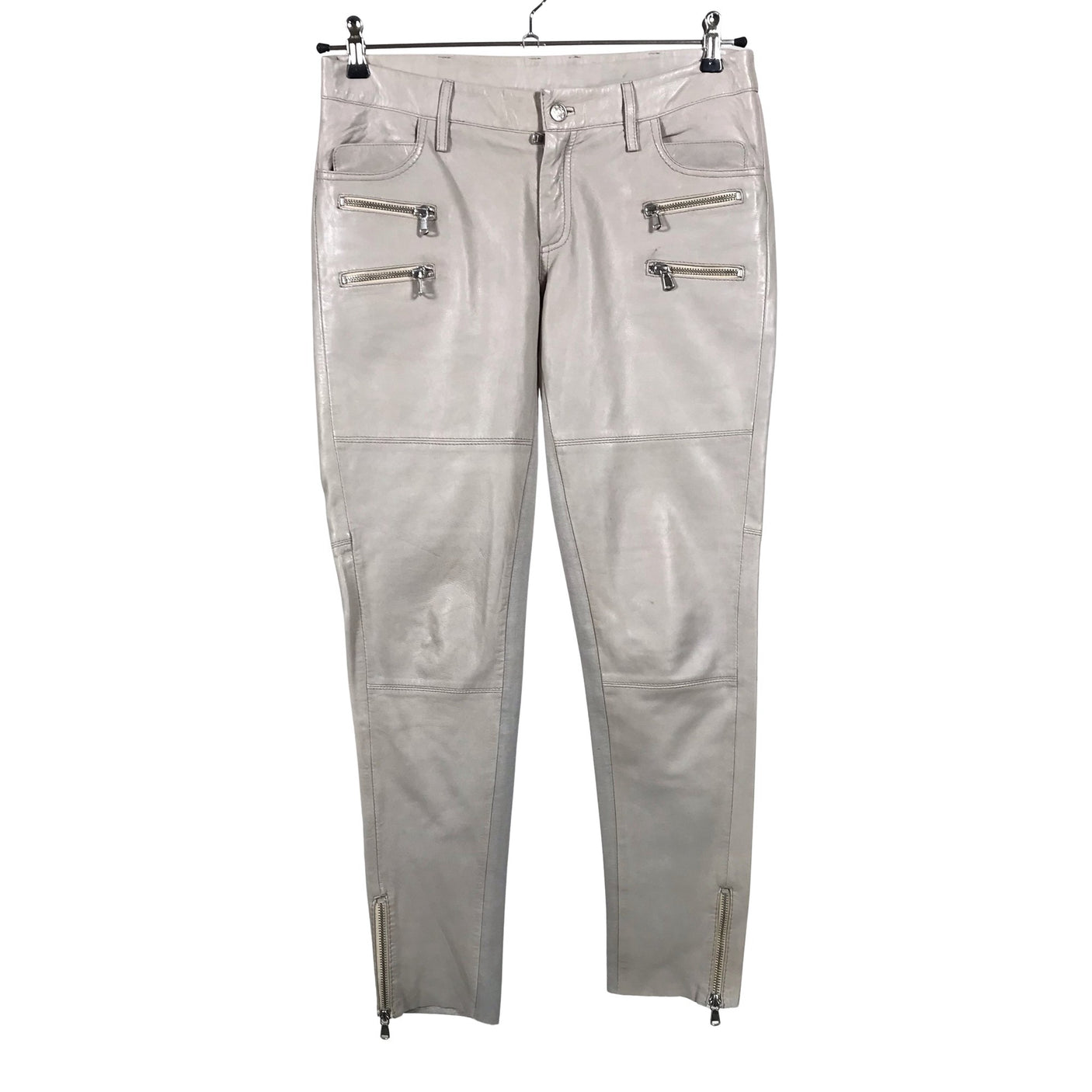 Unisex SixtyDays - Leather pants, size 36 - Beige (1)