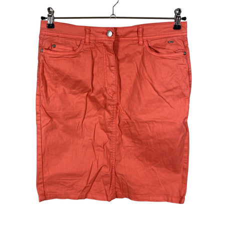 Unisex Your Face - Denim skirt, size 40 - Orange ()