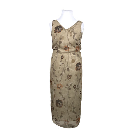 Unisex Promise - Schiffon dress, size 42 - Beige ()