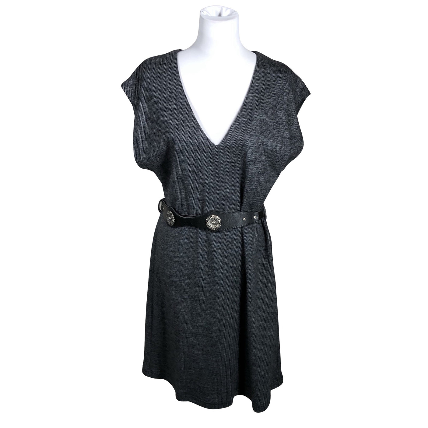 Unisex Promise - Knit dress, size 36 - Gray (1)